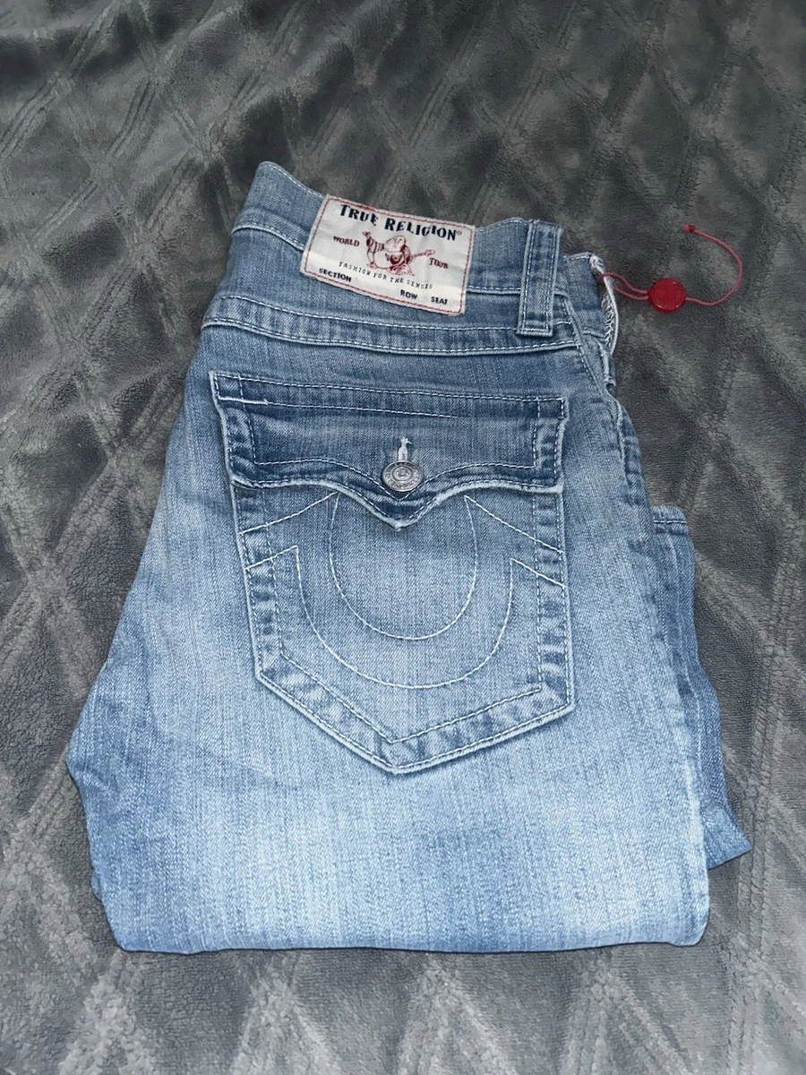 True Religion Blue Relaxed Jeans for Men for sale | eBay