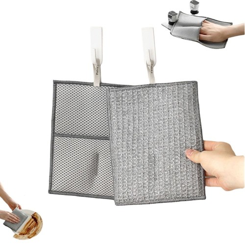 Double-Sided Kitchen Cleaning Cloth Kitchen Accessories
