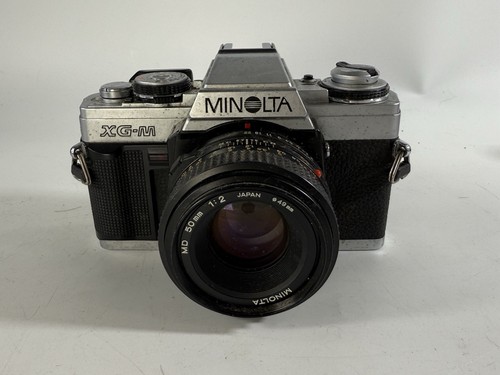 Fotocamere a pellicola Minolta X-370 XG-M lotto di 2 ricambi e riparazione - Foto 2 di 16