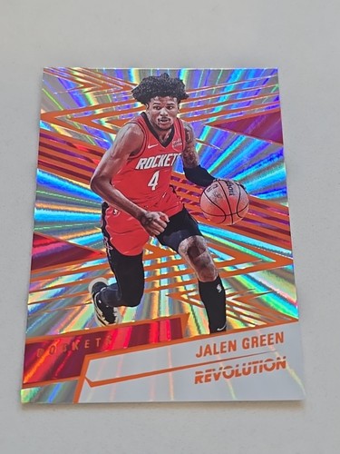 JALEN GREEN 🔥/75 2024-25 PANINI REVOLUTION BASKETBALL SUNBURST #46 - Picture 2 of 8