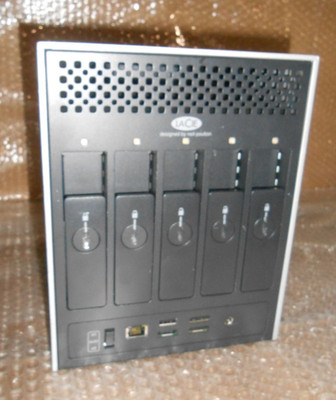 LACie 5BIG 5-Bay Network Storage W/HDD Caddy | No Power Adapter