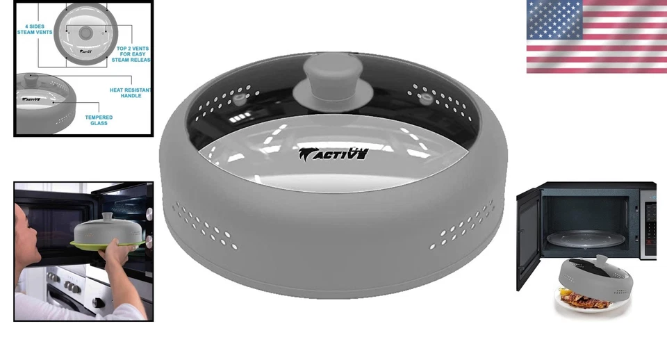 Silicone Glass Splatter Guard for Microwaves - Image 2 of 4