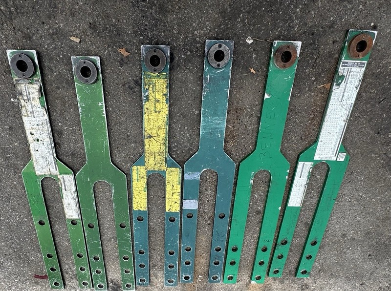 GREENLEE 881CT PIPE BENDER CONNECTING BAR FORKS ARMS Lot Of 6