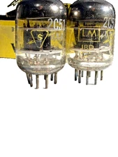 2C51 tube 5670A 396 Etc Matched Pair TV& Tested Very Strong Schiit headphone amp