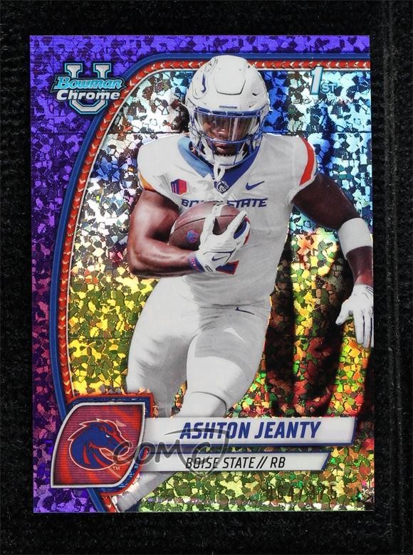 2024 Bowman U Chrome Purple Mini-Diamond Refractor 64/375 Ashton Jeanty #17 uk2