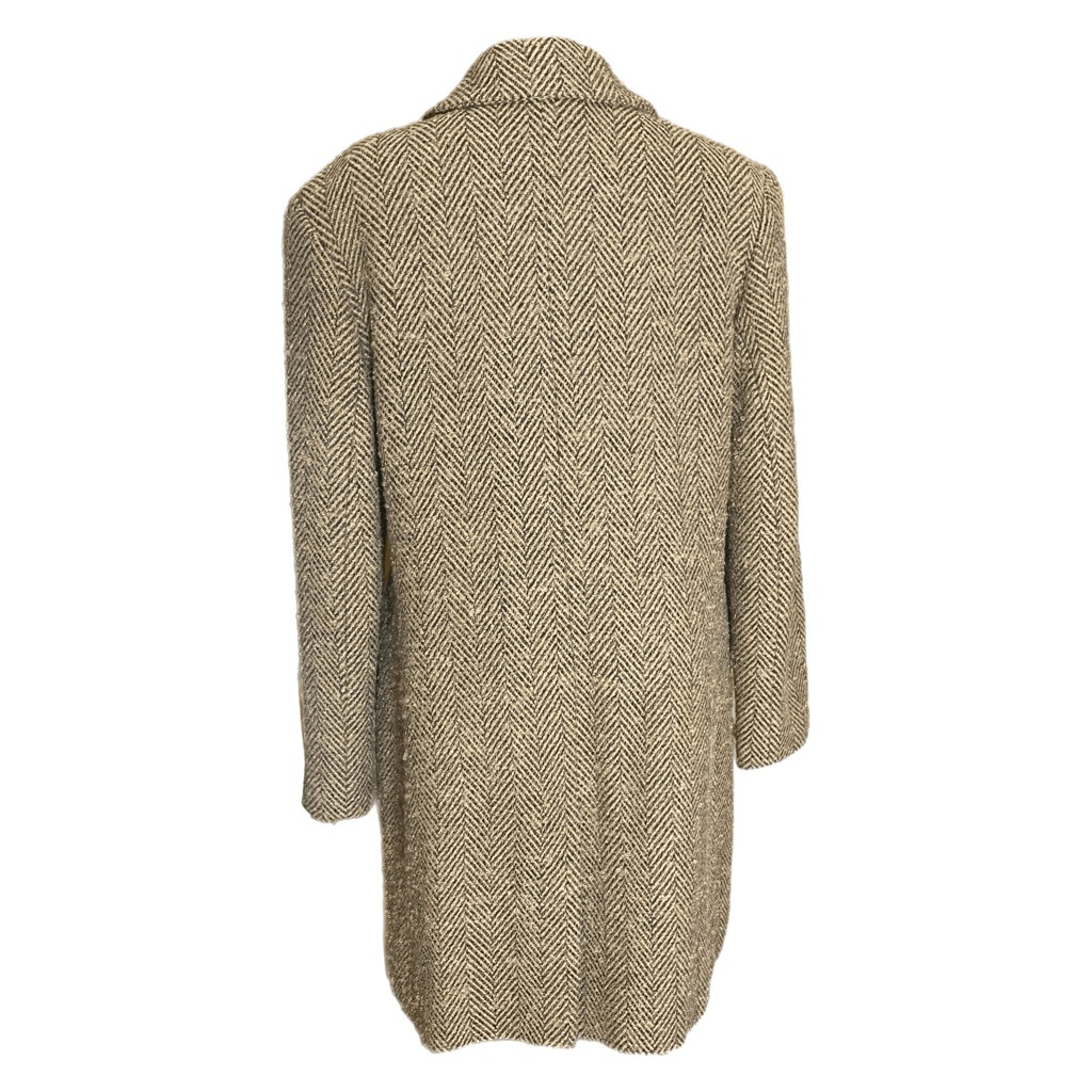 Pendleton Herringbone Tan Button Up Lined Wool Co… - image 5