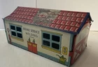 J Chein Tin Litho Service Station Garage Toy