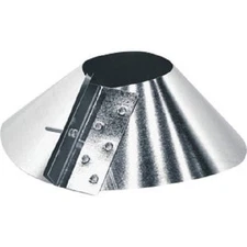 (2)-Imperial 3 In. Galvanized Storm Stove Pipe Collar GV1375