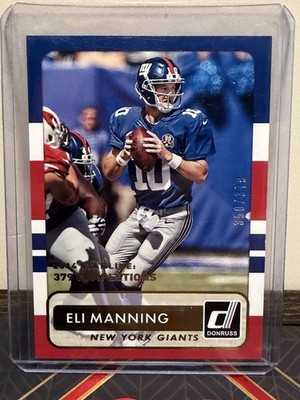 2015 Panini Donruss - Eli Manning #16 Season Stat Line /379