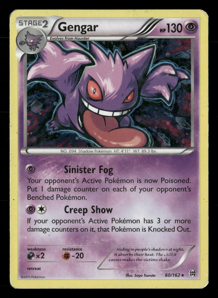 Gengar Pokémon TCG Breakthrough Collectible Individual Card Games