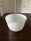 Vintage MCM Glasbake for Sunbeam 20 CJ Milk Glass Mixing Bowl w/ Pour Spout