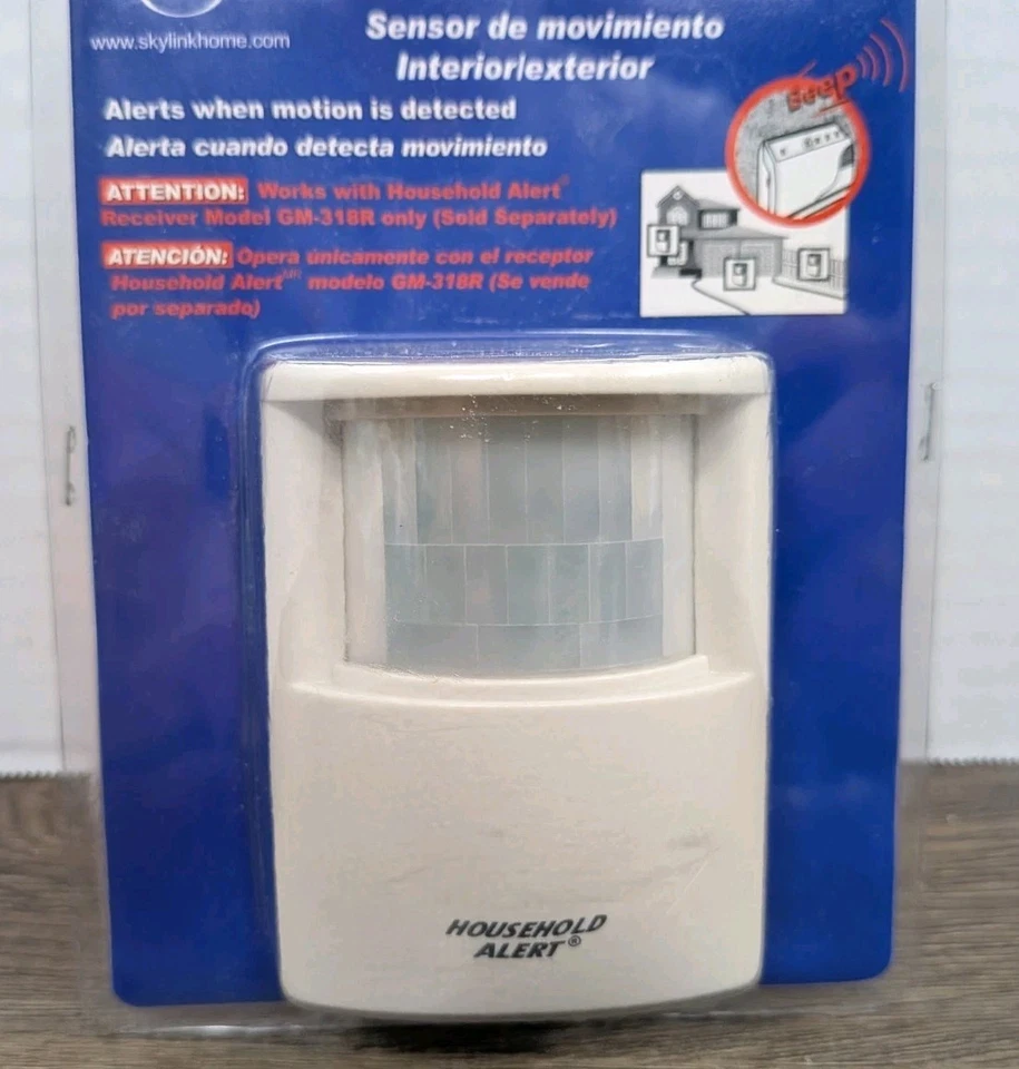 Skylink Household Alert Motion Sensors Derector HA-318T Indoor Outdoor White NEW - Image 3 of 4