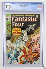 1971 Marvel Comics FANTASTIC FOUR #114 CGC 7.0 Stan Lee Story + John Buscema Art