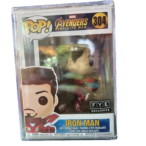 Funko Pop! Vinyl: Marvel - Iron Man (Unmasked) - FYE (Exclusive) #304