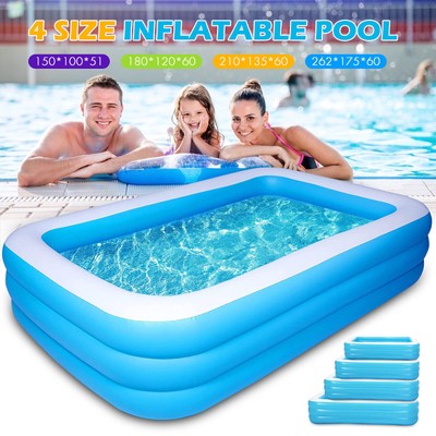 NEW Aufblasbar Schwimmbad Kinderpool Schwimmbecken Planschbecken Pool