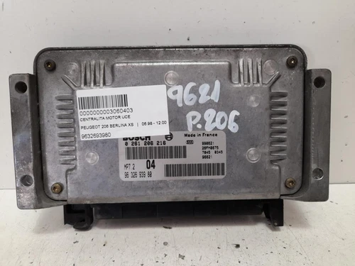 9632693980 Boîtier Moteur Uce pour PEUGEOT 206 XS 1999 3060403 - Imagen 1 de 10