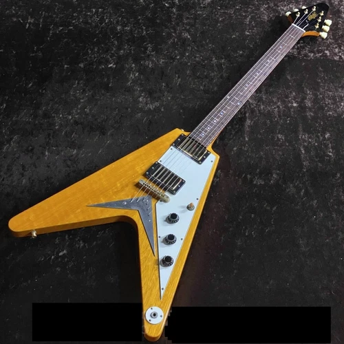 Used Navigator / ESP Custom Order '58 Flying V Korina Natural Active 3.26kg