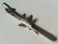 Pince à cravate avion plaquée or 14 carats - Cadeau pilote