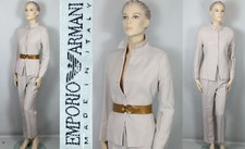 GIORGIO ARMANI Italy Dusty Rose Suit Jacket Blazer Pants 38