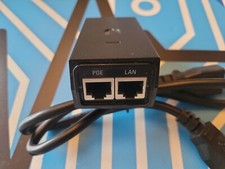 Ubiquiti Networks 24V 0.5A Carrier POE Adapter Injector  Power Cord No Mount