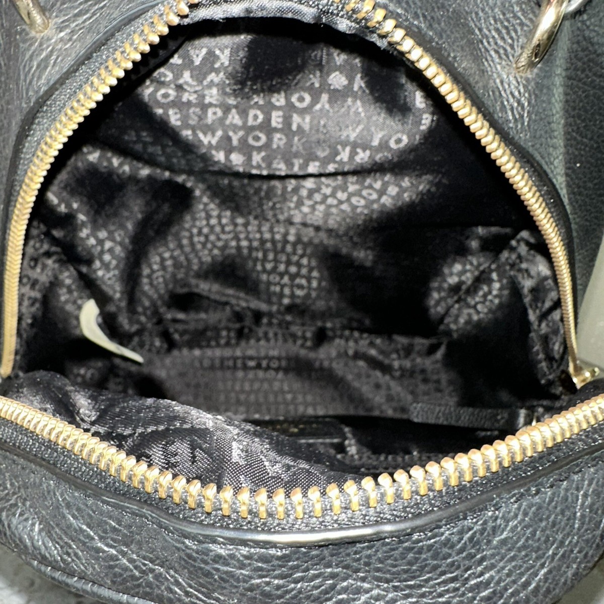 Kate Spade Mini Nicole WKRU5498 Larchmont Avenue Black Backpack $429 Kate Spade New York Kate Spade Larchmont Avenue Backpack  main image 3