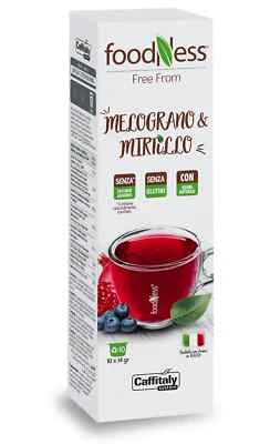 50 Capsule originali Caffitaly System - Foodness bevanda Melograno Mirtillo