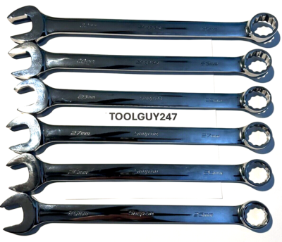 SNAP ON OEXM706 6 Pc 25–30mm 12 Pt Flank Drive Metric Wrench Set SNAP ON OEXM706 6 Pc 25–30mm 12 Pt Flank Drive Metric Wrench Set