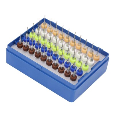 50Pcs Carbide Micro Drill Bits Set Print Circuit Board PCB Drill Bits Easy Use