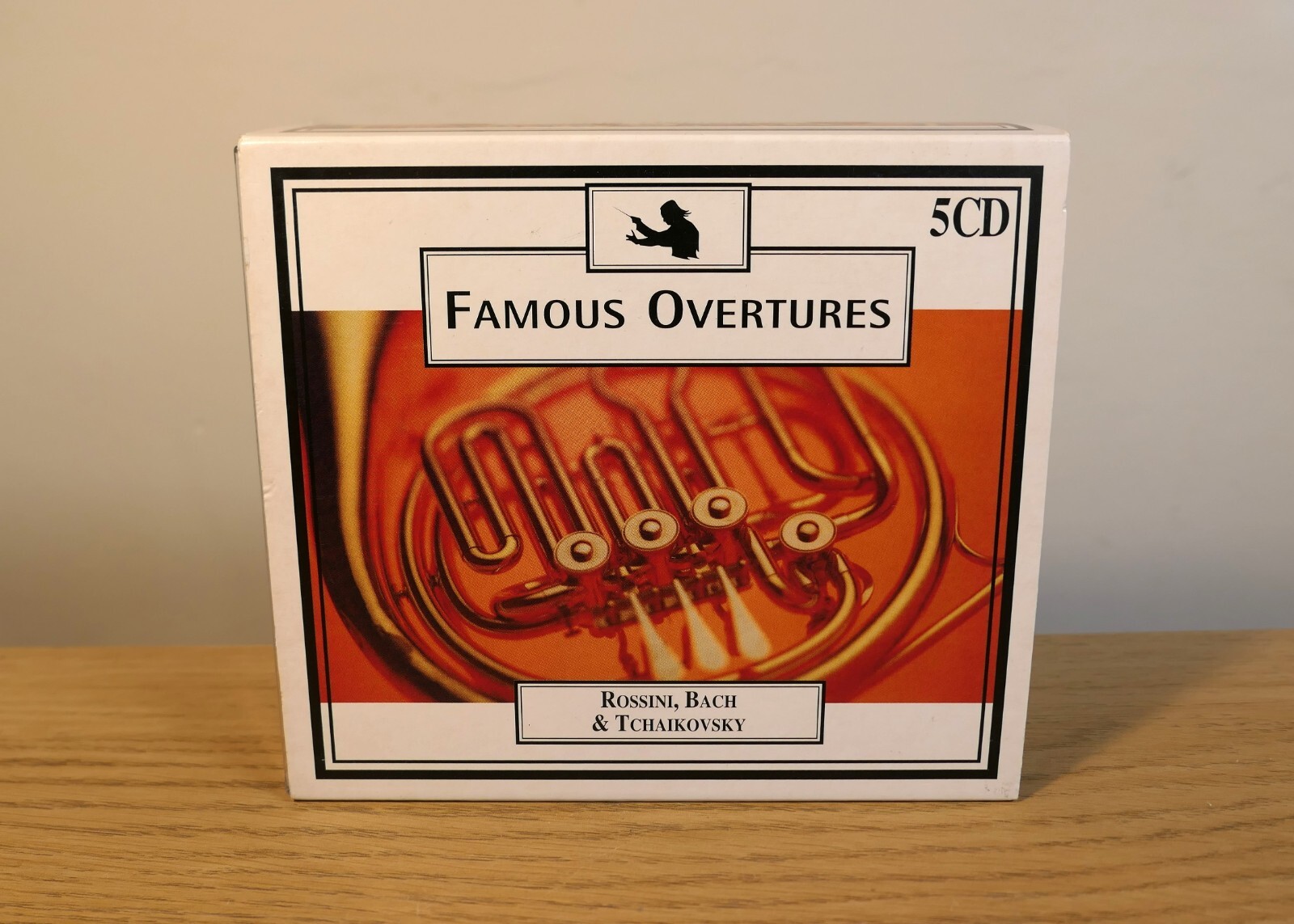 Famous Overtures Rossini Bach & Tchaikovsky 5 CD *LIKE NEW*