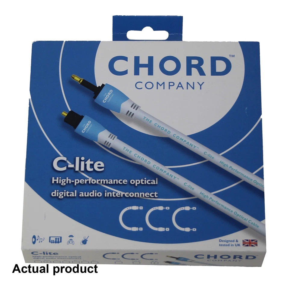 Chord C-lite Optical Cable -  Minijack to Minijack - 30cm 300mm - PMA Audio - Image 4 of 4