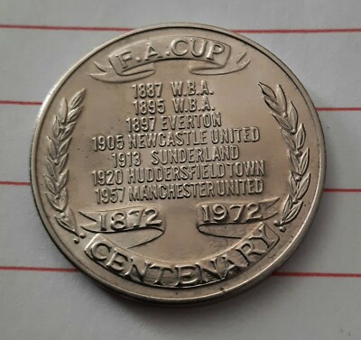 Aston villa - ESSO FA Cup Centenary Token/Medal/Coin 1872-1972