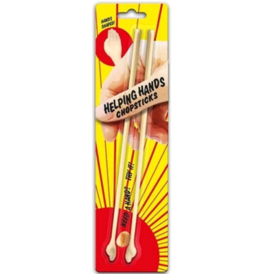 Helping Hands Chopsticks - For Those That Need a ''Hand'' - Great Novelty Item!