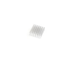 10Pcs Silver Tone Aluminum Cooler Radiator Heat Sink 28mm x 28mm x 11mm