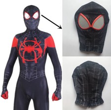 Spider-Man Miles Morales Mask Across the Spider-Verse Cosplay Halloween Props
