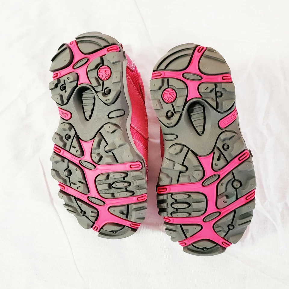 Zapatos sin cordones Timberland rosa gamuza niñas pequeñas talla 5,5 Foto 4 de 4