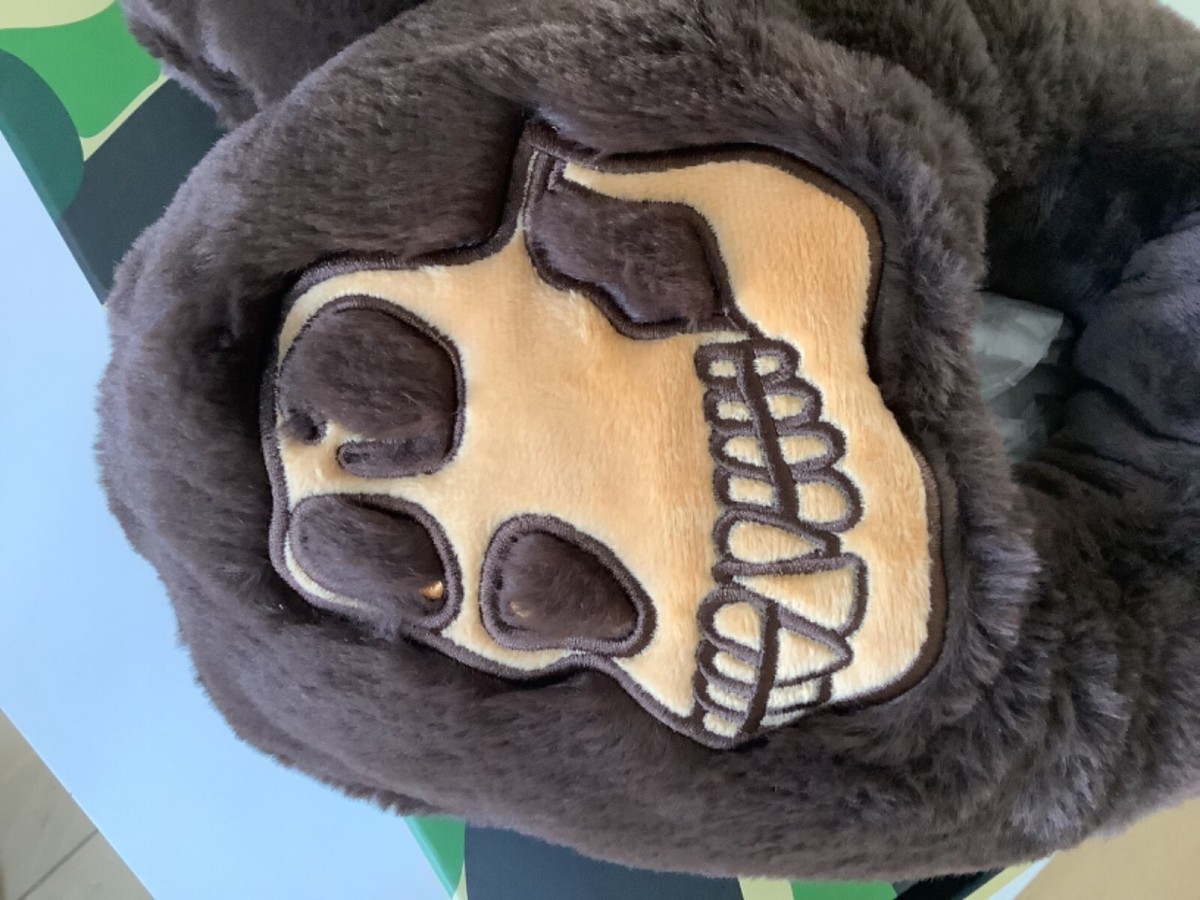 Authentic a bathing ape bape x BAYC furry slides sandals small new 