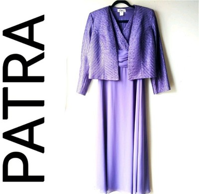 purple dress and jacket