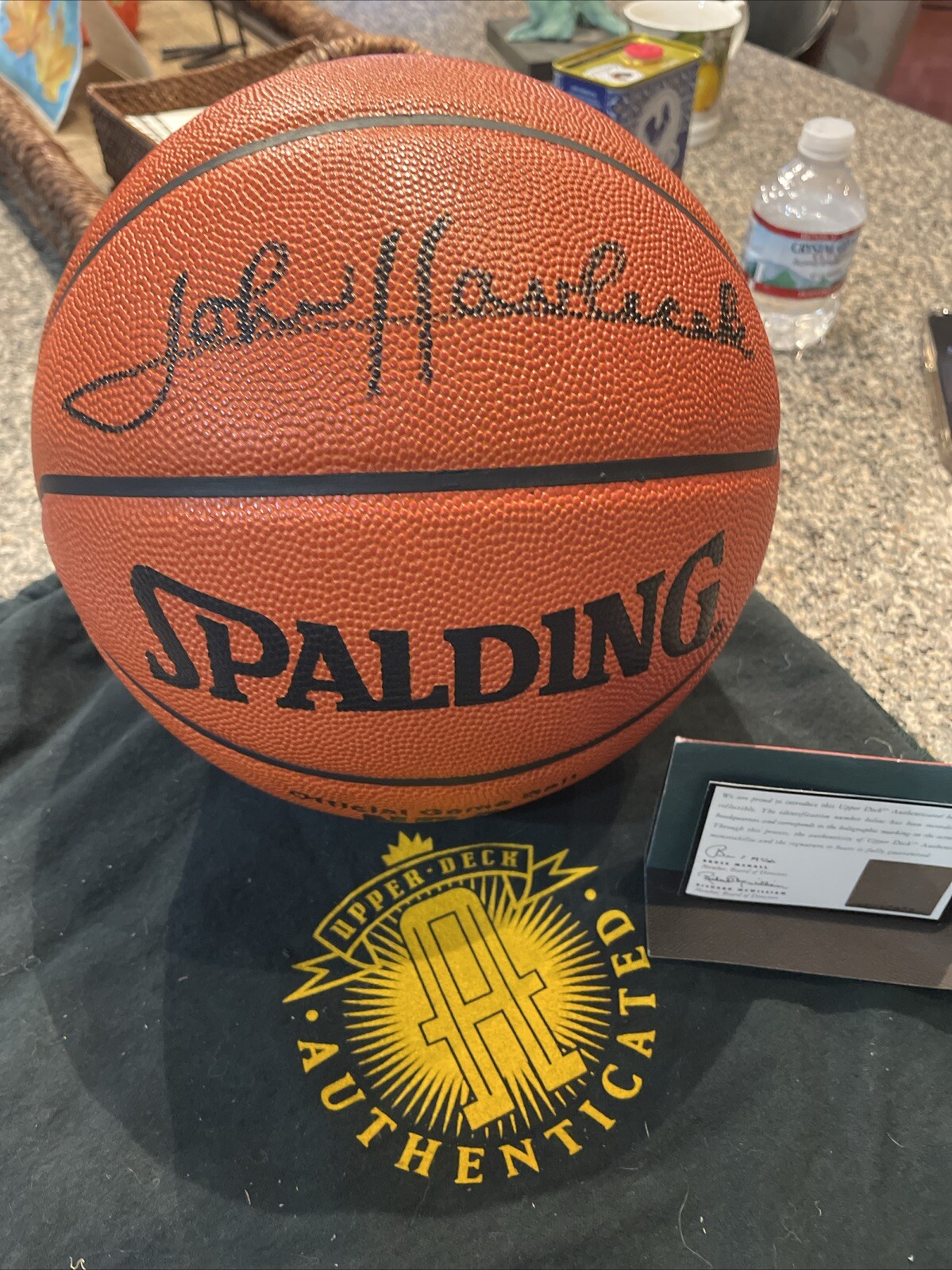 Celtics John Havlicek Game Ball (Upper Deck Authenticity)