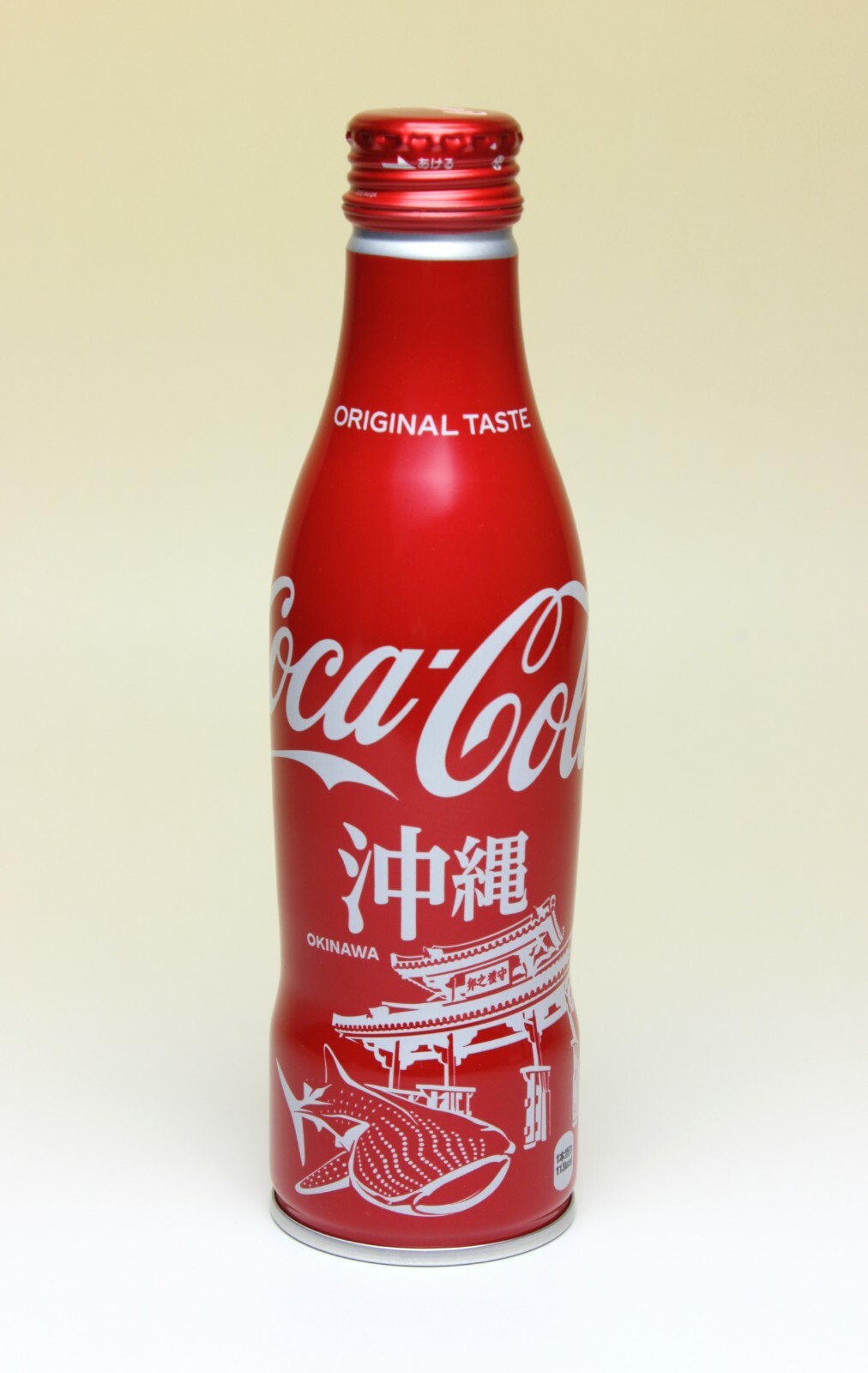 Coca Cola NEW OKINAWA City Design Red Slim Aluminum Unopened Full