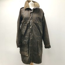 Wax Coat Jacket Vintage By Beaver Of Bolton Brown Corduroy Collar Women’s Medium