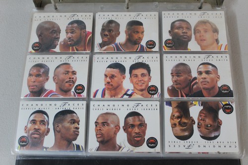 FOLDER of NBA Basketball Collectors Trading Cards 1990s LOT Topps binder - Picture 2 of 17