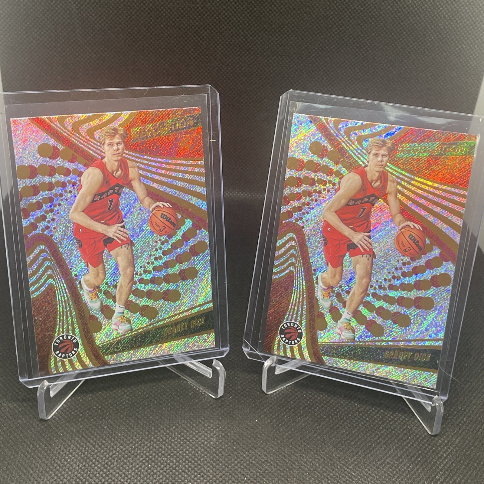 Gradey Dick Astro 2023-24 Panini Revolution Raptors Rookie RC MINT #110