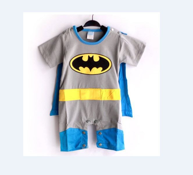 Bebé Niño Pequeño Vestido Elegante Fiesta Batman Disfraces Mono Talla 0-24 Meses