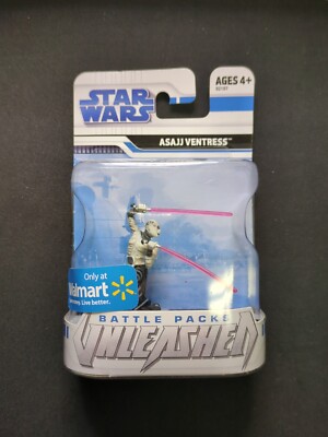 Star Wars Battle Packs Unleashed 2008 Asajj Ventress Mini Figure Wal-Mart
