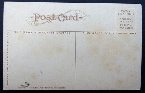 TARJETA POSTAL VINTAGE - FERROCARRIL CALIFORNIA RAILWAY tren - Imagen 2 de 2