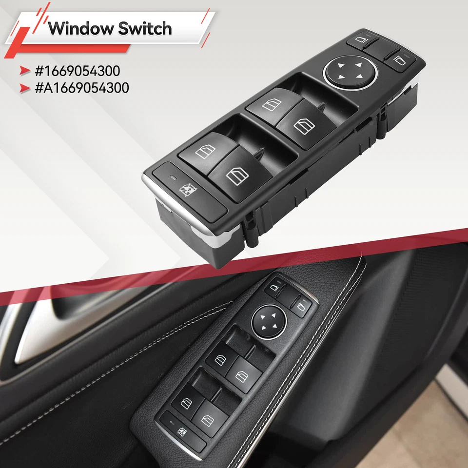 Power Window Switch Master For Mercedes-Benz GLA250 CLA250 2012-2016 1669054300 - Imagem 3 de 4