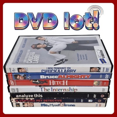 Adam Sandler Kevin James Jim Carrey Comedy DVD Bundle Lot 7 Movie Set Collection