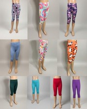 Girls Capri leggings, choice of size, colour / pattern! Children's leggings