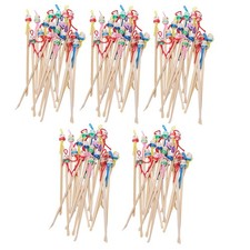 Bambus Japanische Puppe Ohrenschmalz Pick Löffel Ohrenschmalzentferner 100 Stck. J4Z28435