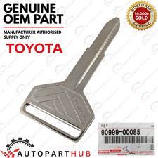 Llave en blanco genuina Toyota Corolla Tercel 4Runner Celica Supra metal acero sin cortar